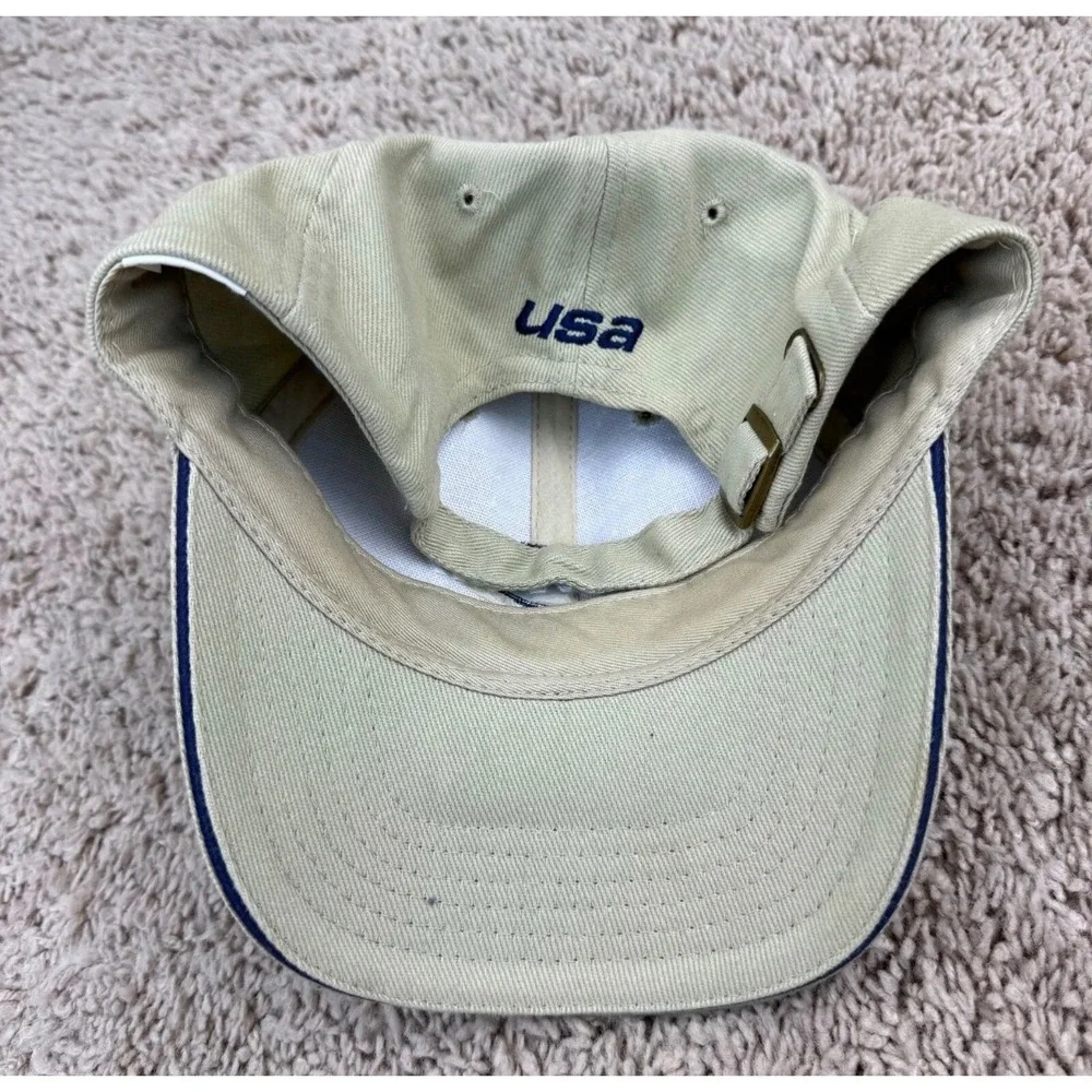 Hawaiian Classics Hat Surfware USA Strap‎ Khaki Cotton Adjustable Baseball Cap